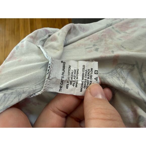 The Cat's Pajamas Paris print pajama set - Picture 9 of 9